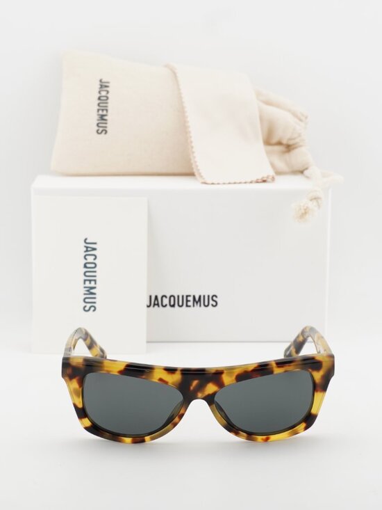 Jacquemus PINA JAC/58 C2 Cat Eye Sunglasses - Havana / Grey